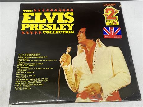 ELVIS - THE ELVIS PRESLEY COLLECTION 2 LP’S - EXCELLENT (E)