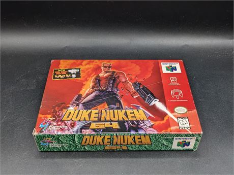 DUKE NUKEM 64 - VERY GOOD CONDITION - N64