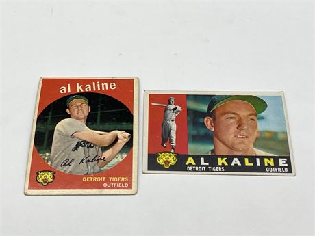 1959/60 AL KALINE TOPPS CARDS