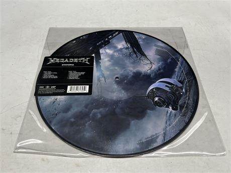 MEGADETH - DYSTOPIA PICTURE DISC - NEAR MINT (NM)
