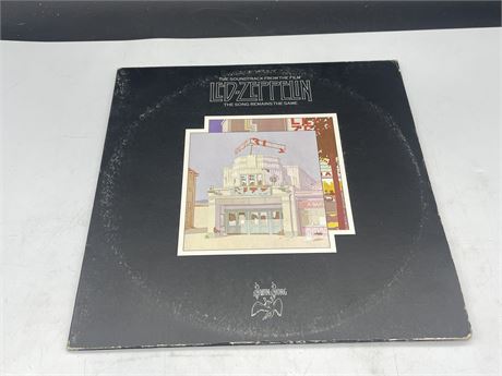 LED ZEPPELIN - SOUNDTRACK FROM THE FILM “THE SONG REMAINS THE SAME” - EXCELLENT