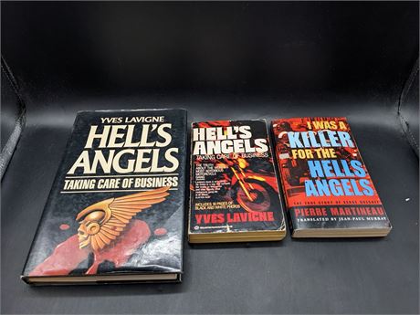 3 HELL'S ANGELS BOOKS