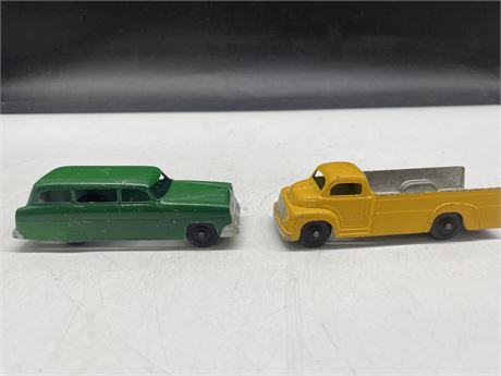 TOTSIE TOY FORD RANCH WAGON + TOTSIE TOY FORD TRUCK