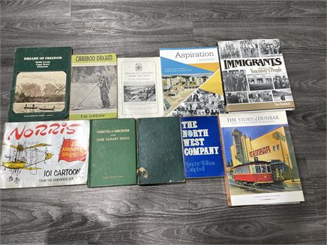 LOT OF VANCOUVER BOOKS