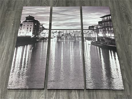 3 PANEL CANVAS PRINT (Each panel is 12”x36”)