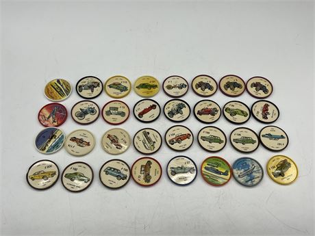 1960s AUTOMOBILE & AIRPLANE COINS