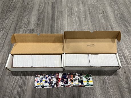 2 BOXES OF CURRENT UD HOCKEY CARDS