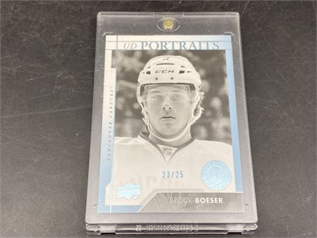 ROOKIE LIMITED EDITION BOESER UD PORTRAITS CARD