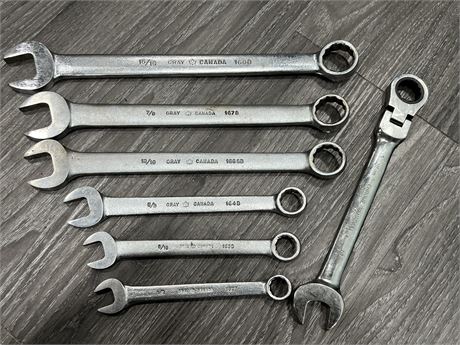 7 MISC WRENCHES