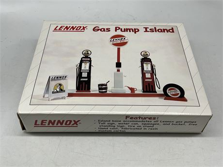 DIECAST LENNOX GAS PUMP ISLAND MINT IN BOX
