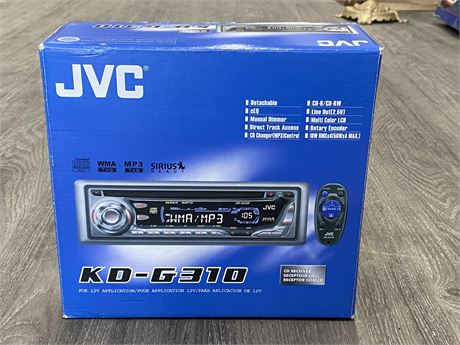 NIB JVC CD RECEIVER (MODEL - KD-G310)