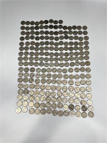 LARGE AMOUNT AMERICAN NICKELS - MINT - DEFECTS / ERRORS - 1940’s to 1960’s