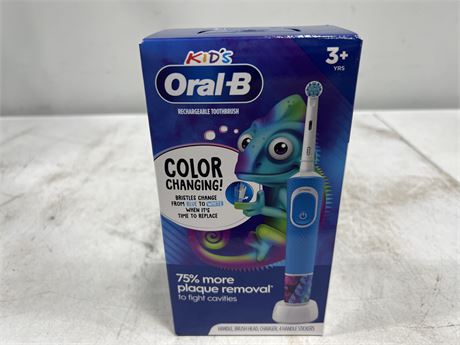 (NEW) ORAL-B KIDS RECHARGEABLE TOOTHBRUSH