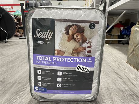 (NEW) SEALY PREMIUM TOTAL PROTECTION + MATTRESS PAD QUEEN SIZE