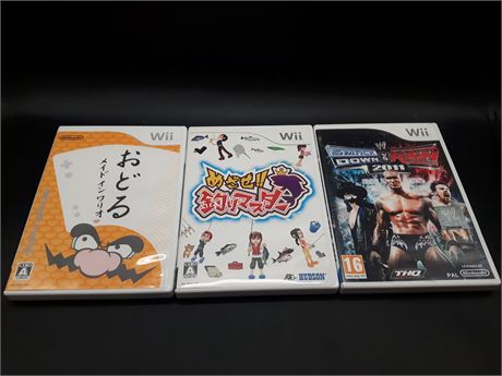 COLLECTION OF WII GAMES (OTHER REGIONS)