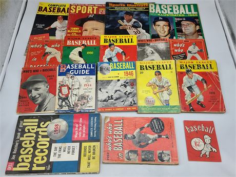 1940/50'S BASEBALL PUBLICATIONS