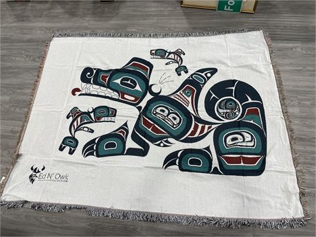 (NEW) ED N’OWK COLLECTION FIRST NATIONS BLANKET (61”x81”)