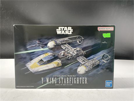SEALED BANDAI NAMCO STAR WARS Y-WING STARFIGHTER 1/72 SCALE MODEL KIT
