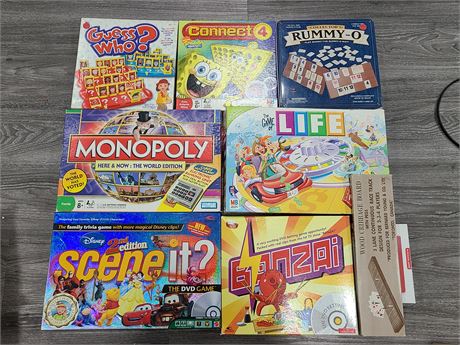 LOT OF MISC. BOARD GAME AND OTHERS