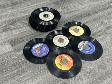 STACK OF 45s - CONDITION VARIES