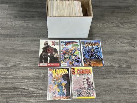 112 MIXED COMICS BAGGED & BOARDED NO DOUBLES