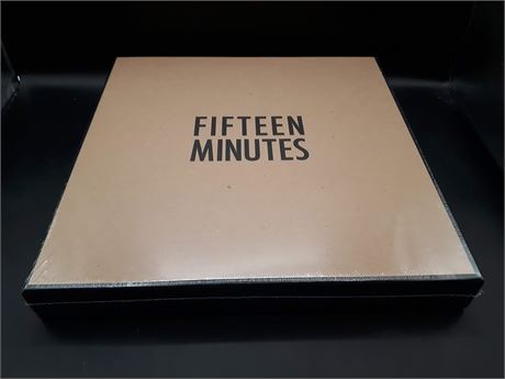 SEALED - FIFTEEN MINUTES - HOMAGE TO ANDY WARHOL - COLLECTORS VINYL BOX SET
