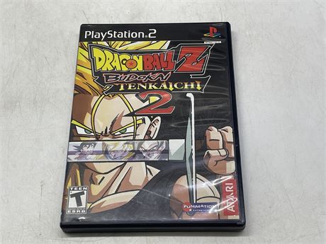 DRAGON BALL Z BUDOKAI TENKAICHI 2 - PS2 - NO MANUAL