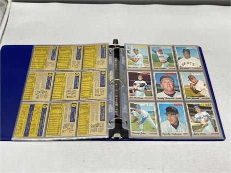 1970 TOPPS CANADA BASEBALL LOT OF 129 CARDS INCLUDING CHECKLISTS