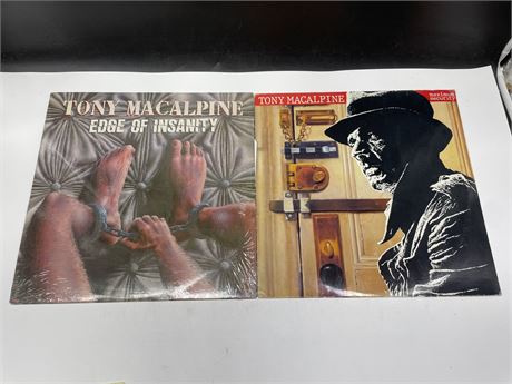 2 MISC TONY MACALPINE RECORDS - EXCELLENT (E)