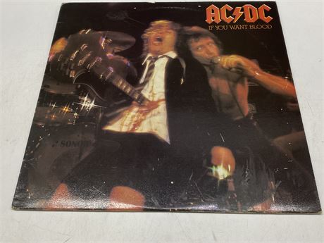 AC/DC - IF YOU WANT BLOOD YOU’VE GOT IT - VG+