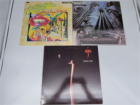 3 STEELY DAN RECORDS (good condition)