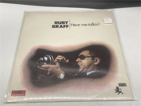 1971 UK PRESSING RUBY BRAFF - HEAR ME TALKIN’! - EXCELLENT (E)