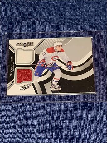 BRENDAN GALLAGHER GAME USED JERSEY CARD