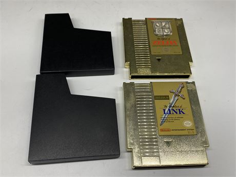 2 NES GAMES (The legend of Zelda & The adventure of link)