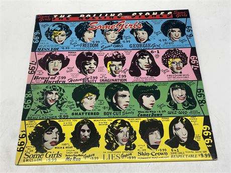 THE ROLLING STONES - SOME GIRLS BANNED COVER - VG+