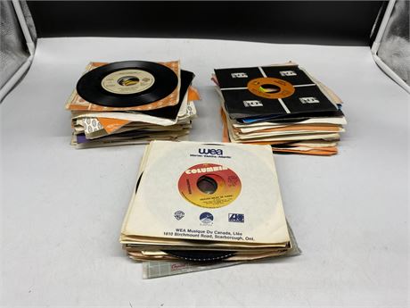 LOT OF MISC 45 RPM RECORDS