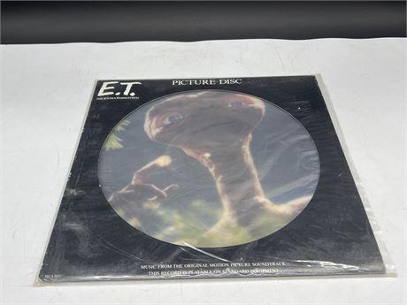 E.T. ORIGINAL MOTION PICTURE SOUNDTRACK - PICTURE DISC