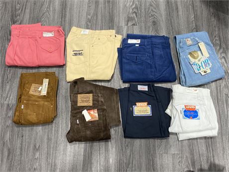 8 NEW PAIRS OF LEVIS - SOME YOUTH