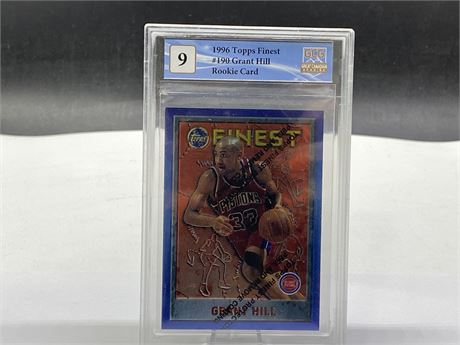 GCG GRADED 9 GRANT HILL ROOKIE CARD