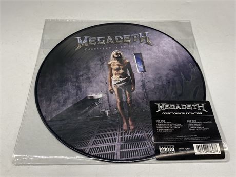 SEALED - MEGADETH - COUNTDOWN TO EXTINCTION PICTURE DISC