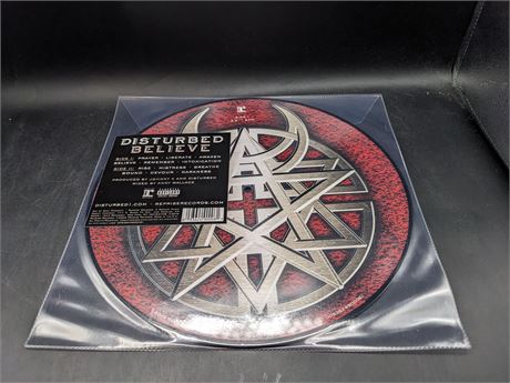 SEALED - DISTURBED - LIMITED EDITION PICTURE DISC VINYL