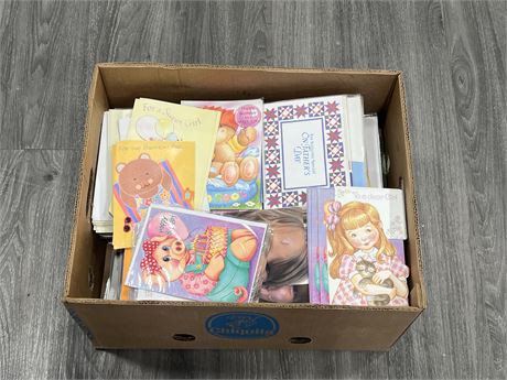 BOX FULL OF NEW SPECIAL OCCASION CARDS