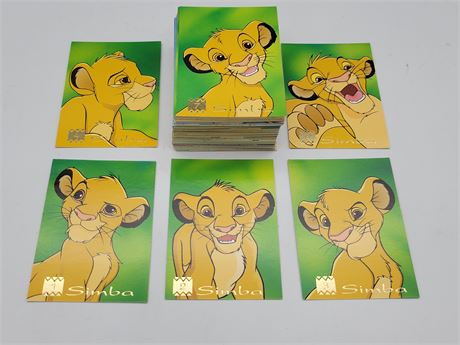 LIMITED EDITION LION KING TRADING CARDS