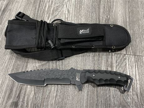 (NEW) SHARP MTECH XTREME KNIFE W/SHEATH (12” long)