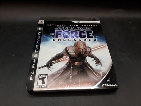 STAR WARS FORCE UNLEASHED SITH STEELBOOK EDITION - PS3