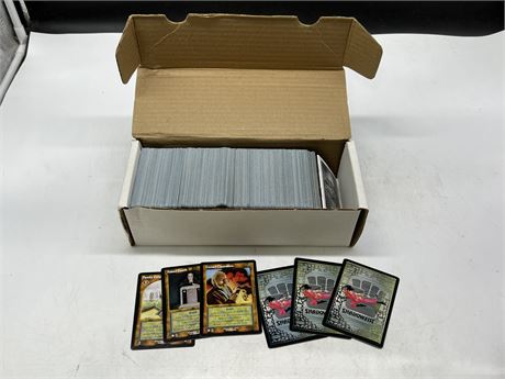 BOX OF SHADOW FIST CCG CARDS