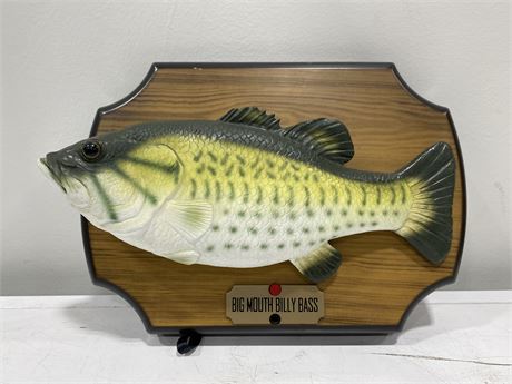 BIG MOUTH BILLY BASS ANIMATED DECORATION (Works)