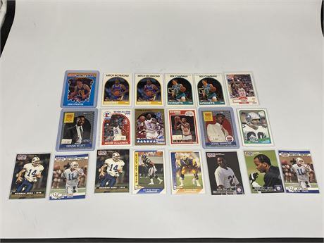 20 NBA/NFL CARDS INCLUDES ROOKIES