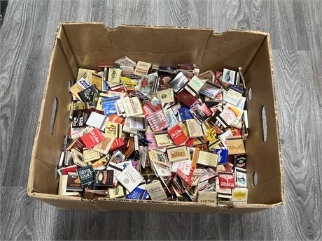 LARGE BOX OF VINTAGE MATCHES