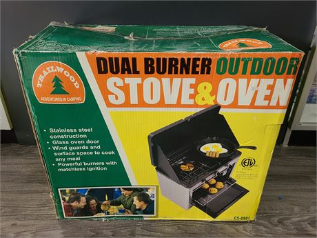 TRAILWOOD CAMPING STOVE/OVEN (New in box)